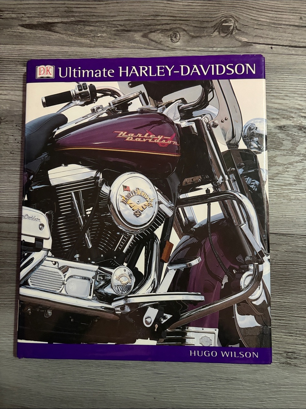 DK Ultimate Harley-Davidson Purple and Chrome Hardcover Book